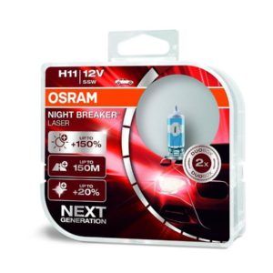 NIGHT BREAKER LASER H11 64211NL HCB